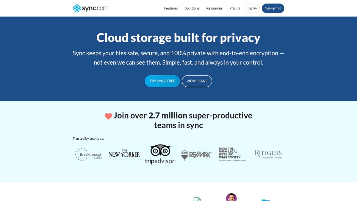 7 Top Online Storage Encrypted Solutions for 2026 - Sync.com