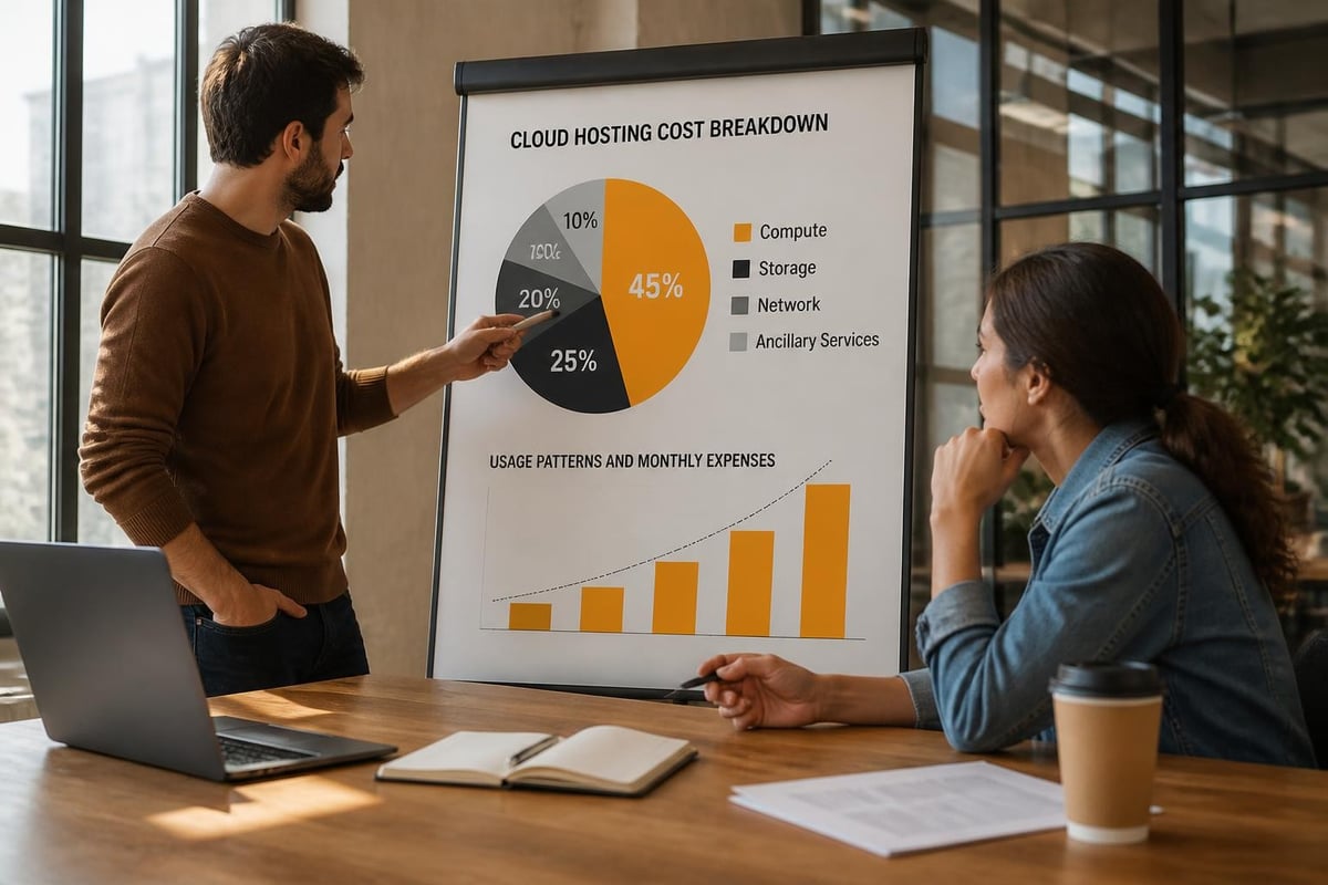 Cloud hosting cost components