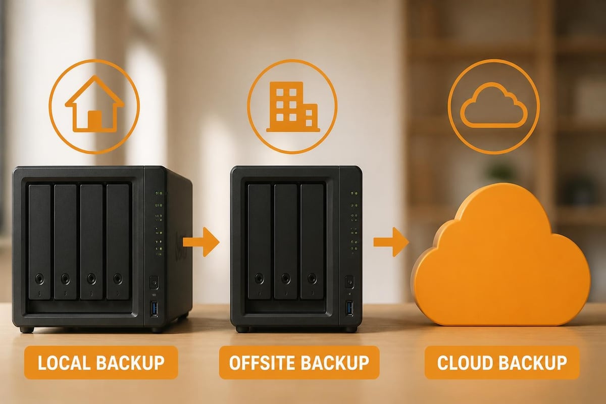 Business backup strategy layers