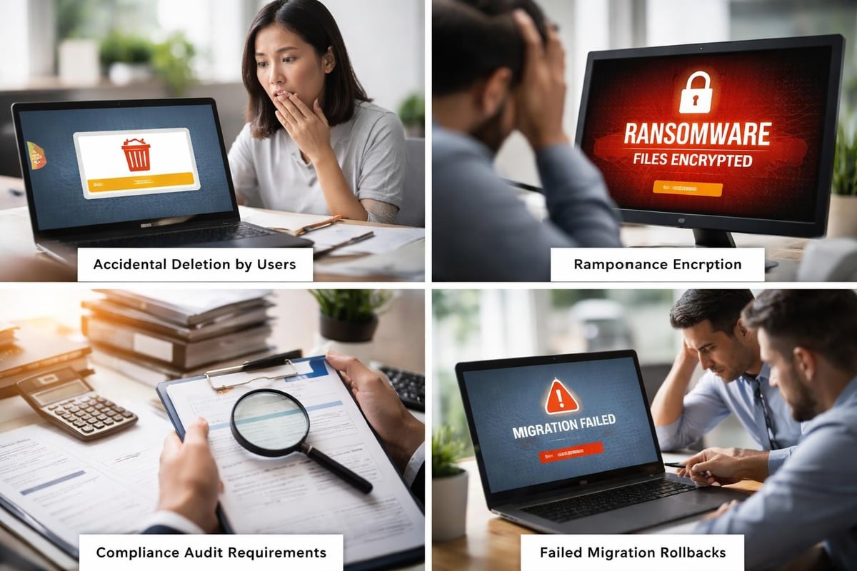 SharePoint backup scenarios