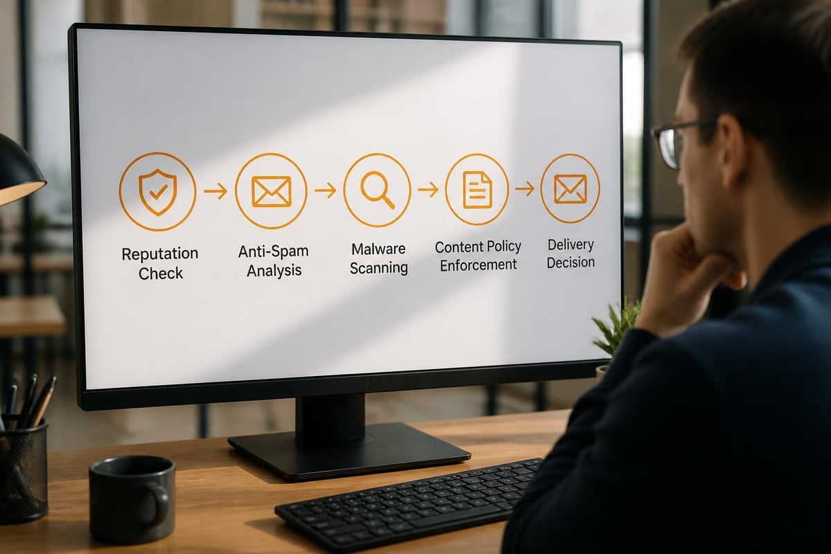 Email threat detection process