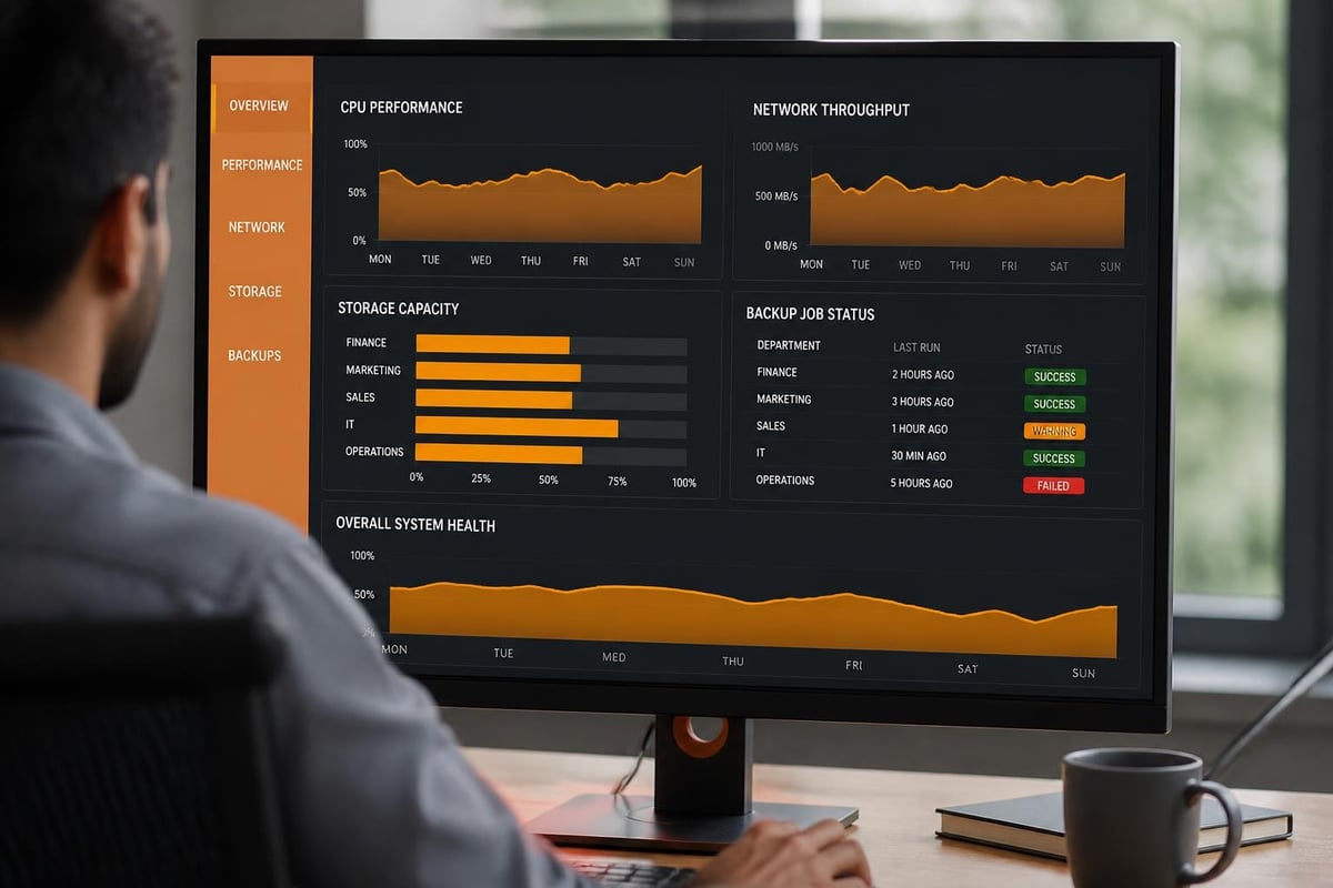 DS1823xs+ monitoring dashboard