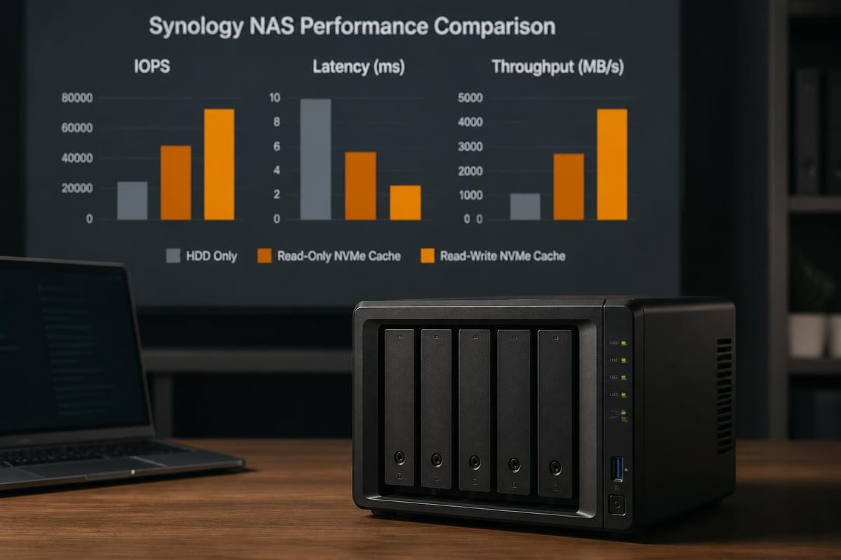 SSD cache performance comparison