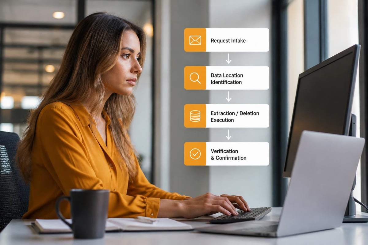 Data subject rights workflow