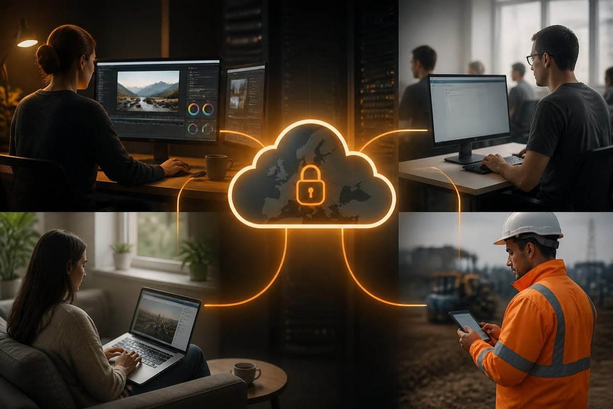 Hybrid cloud client deployment