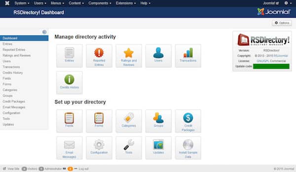 joomla platform web hosting